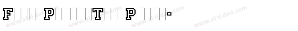 FansiPensleTwo Plain字体转换